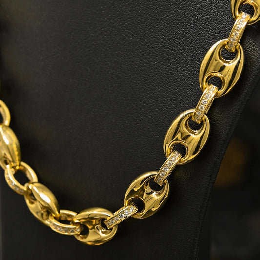 10 K Gold Gucci Link 12"