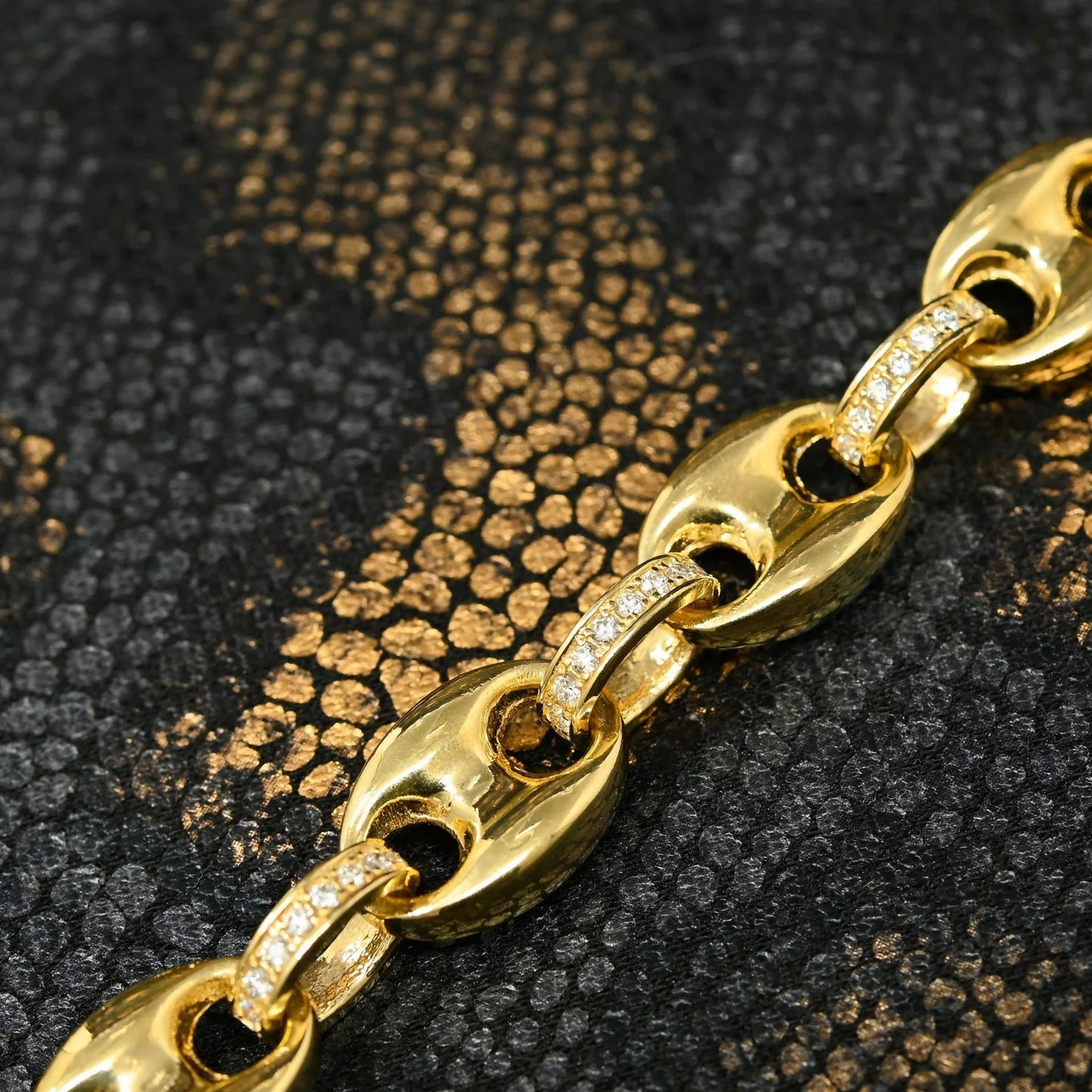 10 K Gold Gucci Link 14"