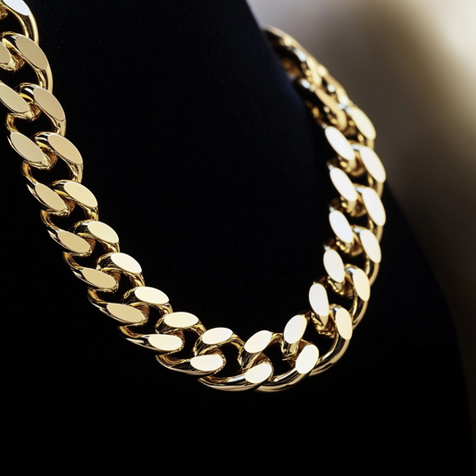 10 K Gold Cuban Link Chain 3mm