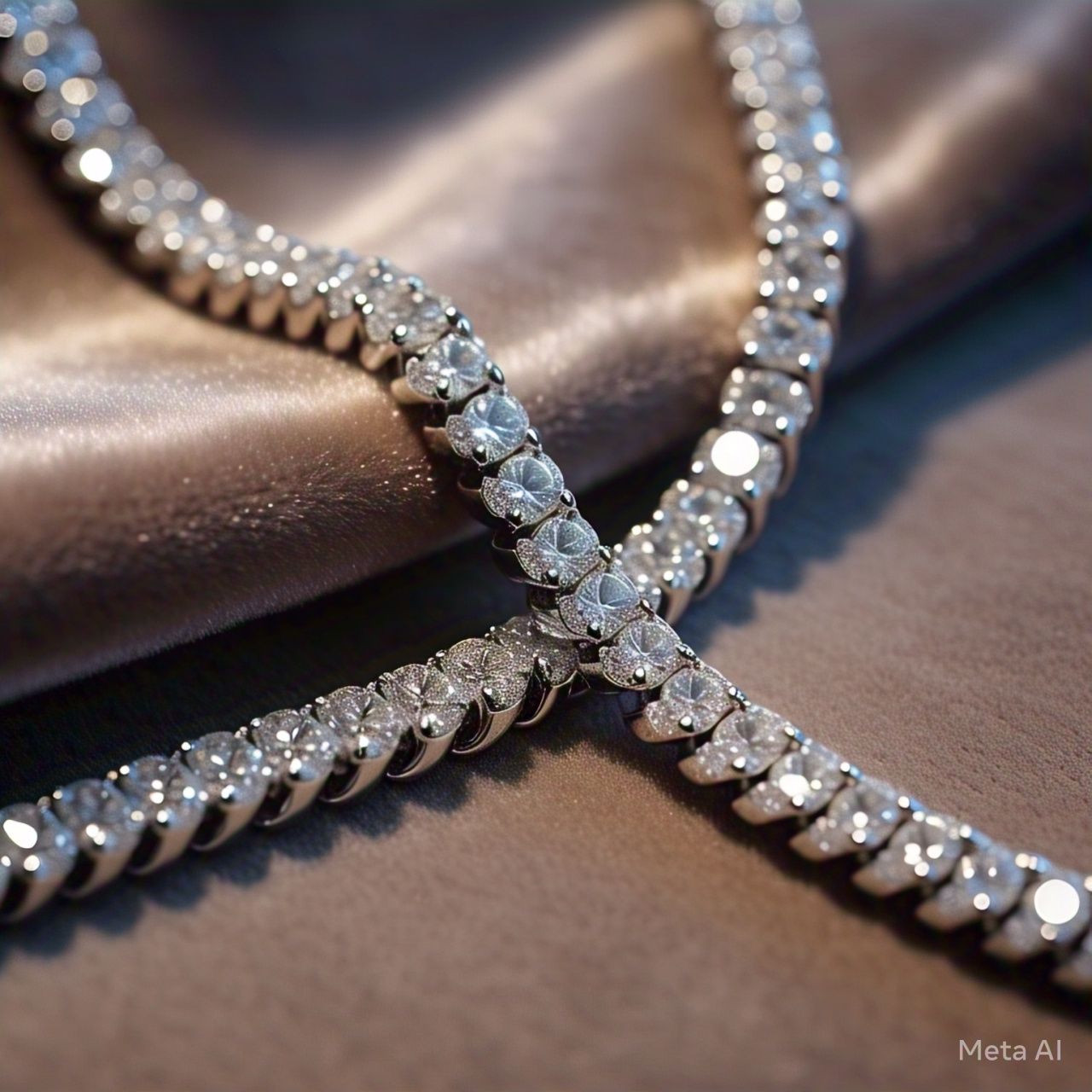 DIAMOND CHAIN 24 INCH 10ct diamond 53g