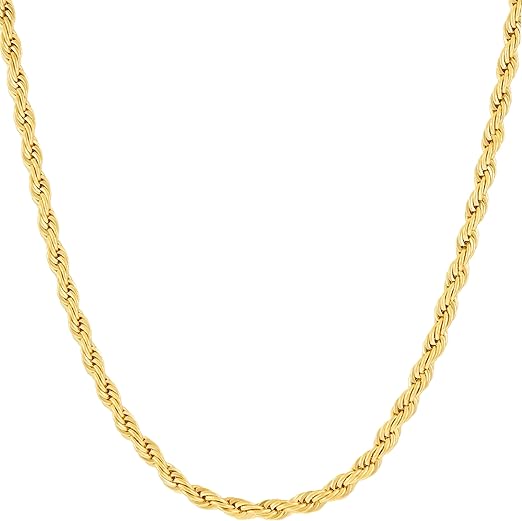 10 K Gold Rope Chain 2mm