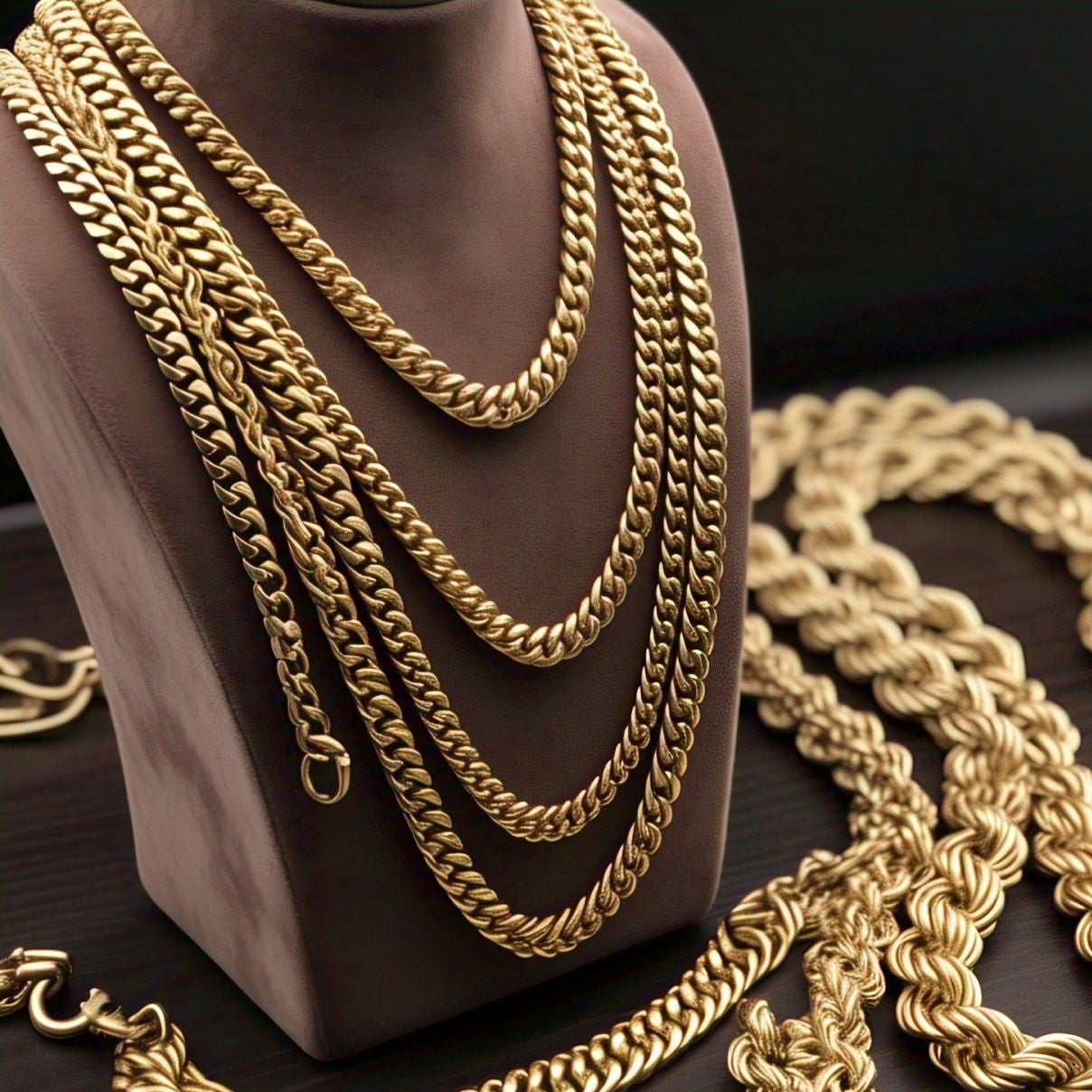 10k Gold Rope Chains