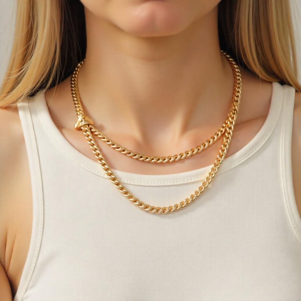 10 K Gold Rope Chain 2.5mm