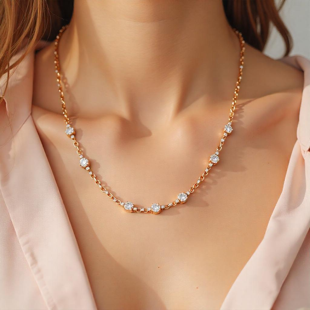 10 K Gold Tennis Chains