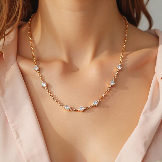 10 K Gold Tennis Chains