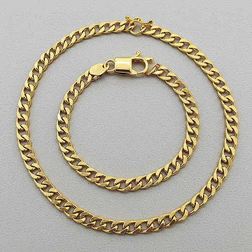 10K Gold Cuban Link Chain 2mm