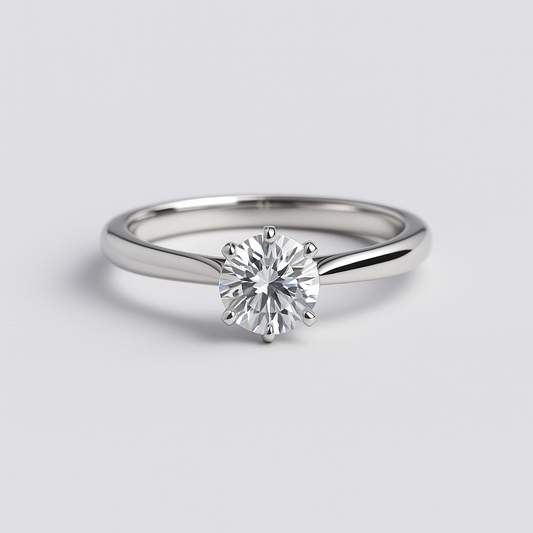 Majestic Glow – 8.09ct Diamond Ring in 14K Gold