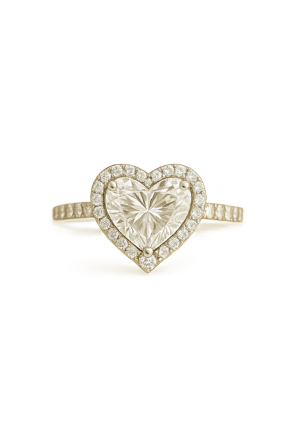 Heart Diamond Ring – 1.5ct | 10K Gold